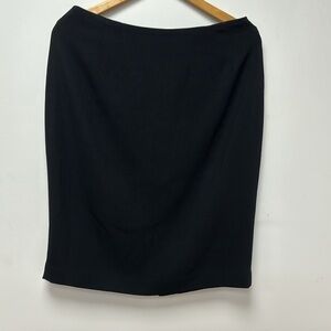 Linda Allard Ellen Tracy Black Skirt size 12